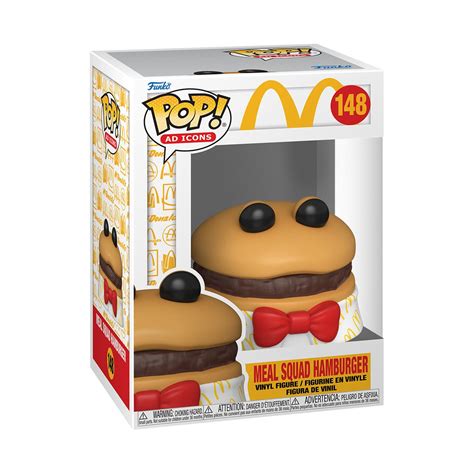 Mcdonalds Meal Squad Hamburger Pop Vinyl Figure