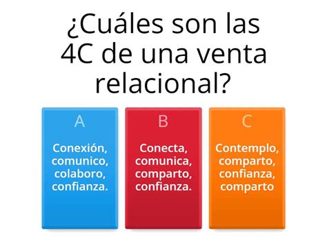 Venta Relacional 1 Quiz