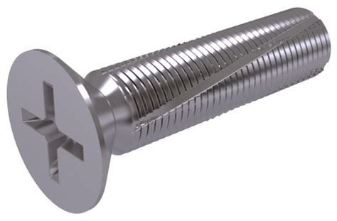 Din D Self Tapping Thread Cutting Screw Whit Flat Head With