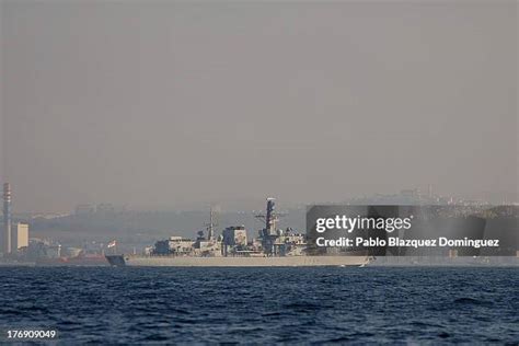 Royal Navy Warships Arrive In Gibraltar As Row With Spain Continues