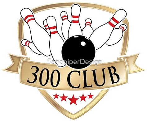 "Bowling 300 Club - Perfect Game Logo / Graphic" by iDrawSilhouettes on ...