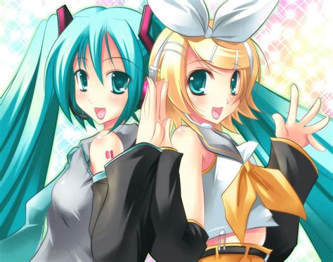 Rin And Miku Cute Vocaloids Photo 28838153 Fanpop