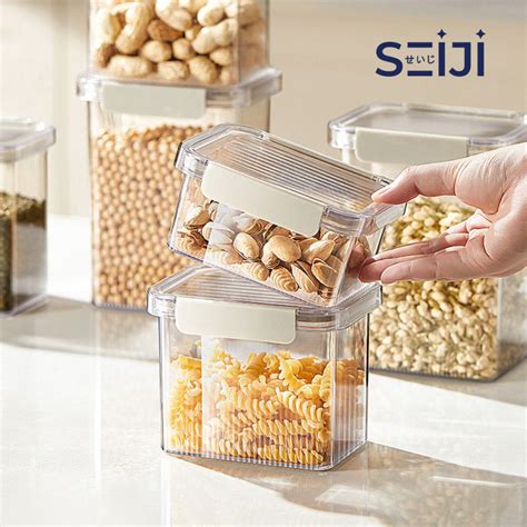 Jual Seiji Toples Simpan Snack Set Makanan Ringan Minimalis Grains