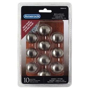 Allison Value Hardware Collection Pack Of Football Knob In Satin