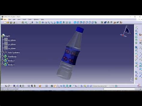 Catia V5 Tutorial For The Beginners Plastic Bottle Design YouTube