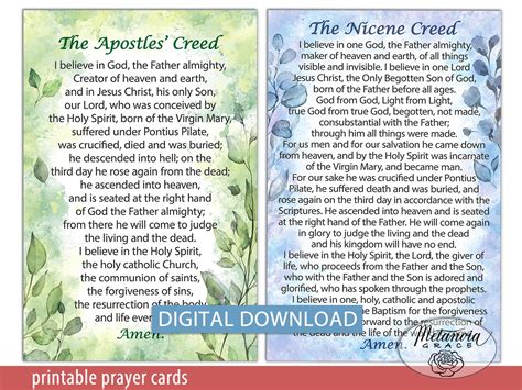 Apostles Creed Prayer