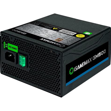 Fonte Atx 500w 80 Plus Bronze Gm500 Com Pfc Ativo Gamemax Glacon