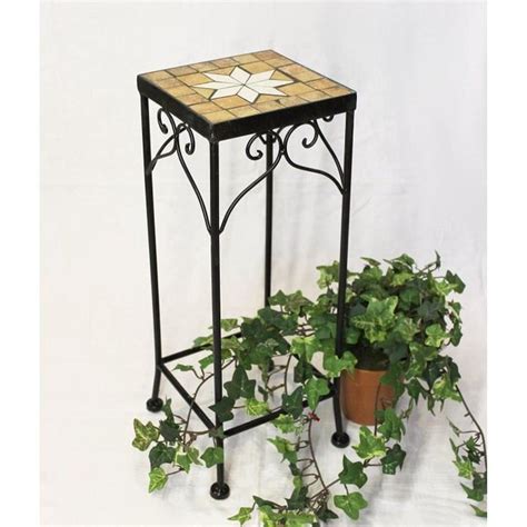 Dandibo Tabouret Porte Fleurs Merano Mosa Que Support De Fleurs