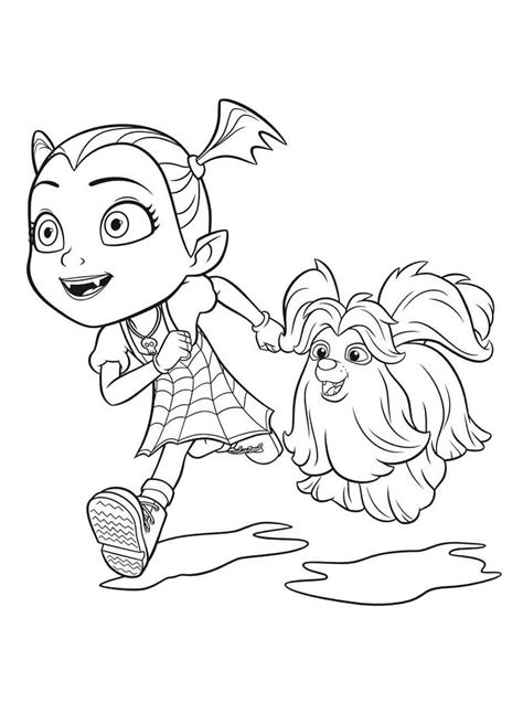 Dibujos Para Imprimir Y Colorear De Vampirina