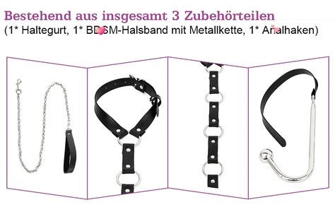 Amazon De BDSM Bondage Fesseln Mit Analhaken Metall Buttplug Anal Hook