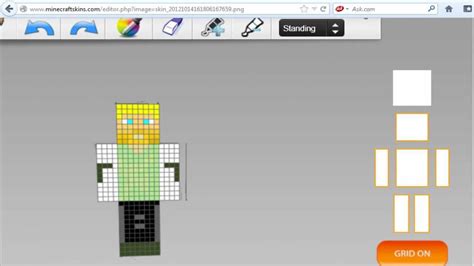 Minecraft Como Hacer Un Skin Para Minecraft Youtube