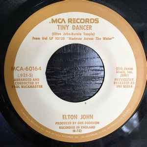 Elton John – Tiny Dancer (1978, Vinyl) - Discogs