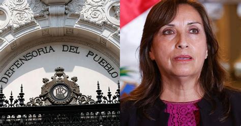 Dina Boluarte Defensoría del Pueblo saluda reorganización del Despacho