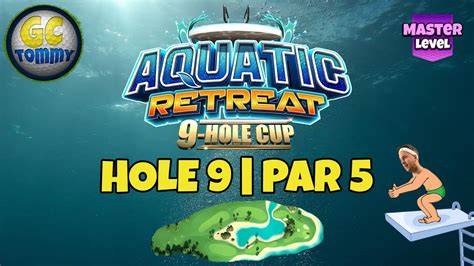 Master QR Hole 9 Par 5 ALBA Aquatic Retreat 9 Hole Cup Golf