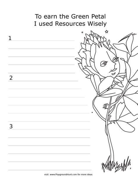 Daisy Petal Worksheets Printable Playground Hunt Daisy Girl