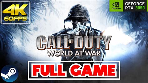 Call Of Duty World At War 𝗙𝗨𝗟𝗟 𝗚𝗔𝗠𝗘 Gameplaywalkthrough No