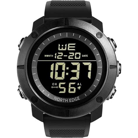 Tank Montre De Sport Numérique Pour Homme Avec Grand Cadran Étanche