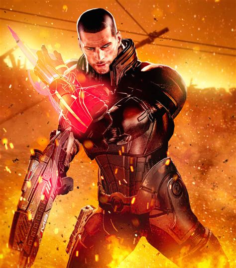 John Shepard Mass Effect 3 By Lordhayabusa357 On Deviantart