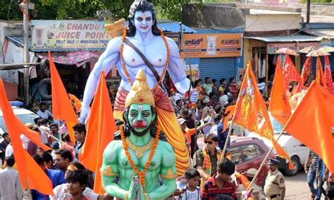 Hyderabad Sri Rama Navami Shobha Yatra Today