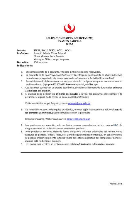 Upc Pre 202202 Si730 Examen Parcial V1 Aplicaciones Open Source Si729 Examen Parcial 2022