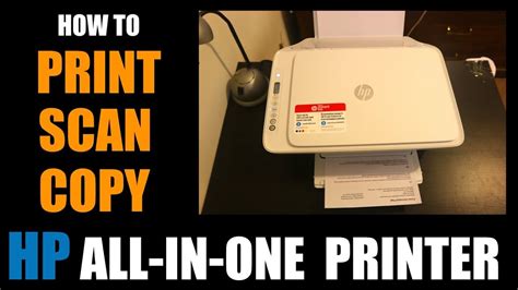 How To Print Scan Copy With Hp Deskjet 2600 All In One Printer