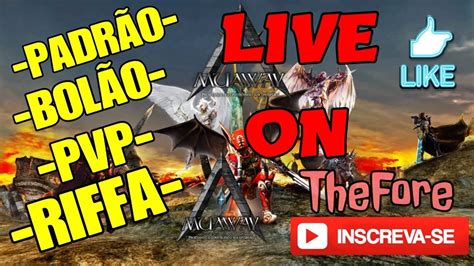 Live On Muaway Thefore Gamer Rifas Pvp Sorteios Youtube