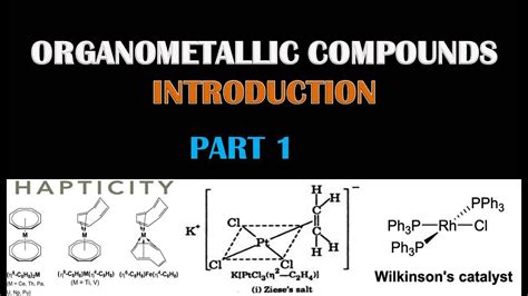 Part Hapticity In Organometallic Compounds Youtube