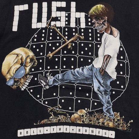 RUSH PUSHEAD 1991 ROLL THE BONES SLEEVE LESS XL