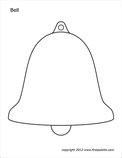 Bells Free Printable Templates And Coloring Pages