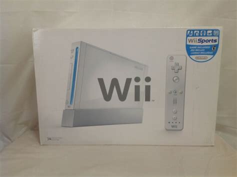 Nintendo Wii White Console W Wii Sports Brand New V2 EBay