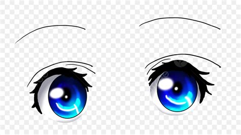 Manga Style White Transparent Eyes Anime Manga Style Kawaii Eye