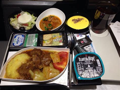 Turkish Airlines Inflight Meal Istanbul Bangkok Havayolu