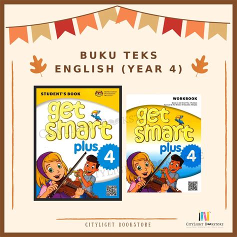 Citylight Textbook Buku Teks Get Smart Plus Workbook Tahun