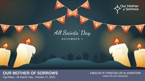 All Saints Day Vigil Live Stream Mass October 31 2023 YouTube