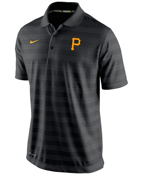 Lyst Nike Men S Pittsburgh Pirates Dri Fit Polo In Black For Men