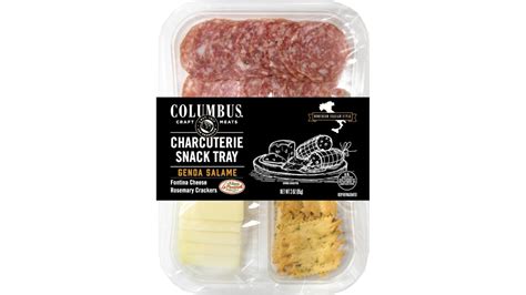 Columbus Genoa Salame Northern Italy Charcuterie Snack Tray 3 Oz