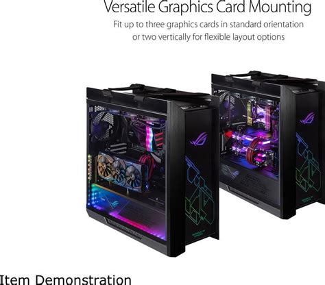 Asus Rog Strix Helios Gx Rgb Mid Tower Computer Case Up To Eatx With