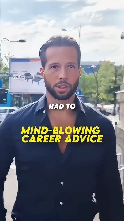 Tristan Tate’s Mind Blowing Career Advice Youtube