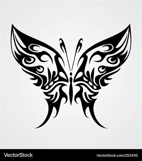 Butterfly Tattoo Printable Tattoo Outline Stencils