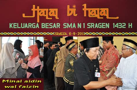 Halal Bihalal Keluarga Besar Sma Negeri Sragen Tahun Sma