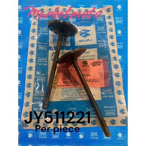 INTAKE VALVE PAIR Duke 390 RC 390 DOMINAR 400 Ug Genuine JY511221