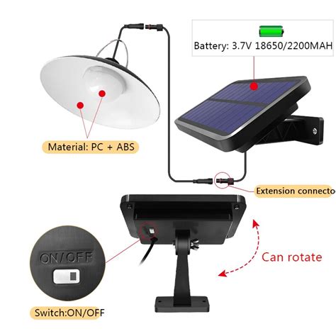 Outdoor Solar Light, Decorative Solar Shed Lights, IP65 Waterproof ...