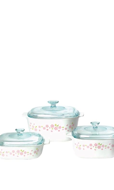 Corningware Corelle Sakura Cookware Set Furniture And Home Living