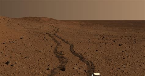 Universal Sci On Twitter Somewhat Surreal Rover Tracks On Mars