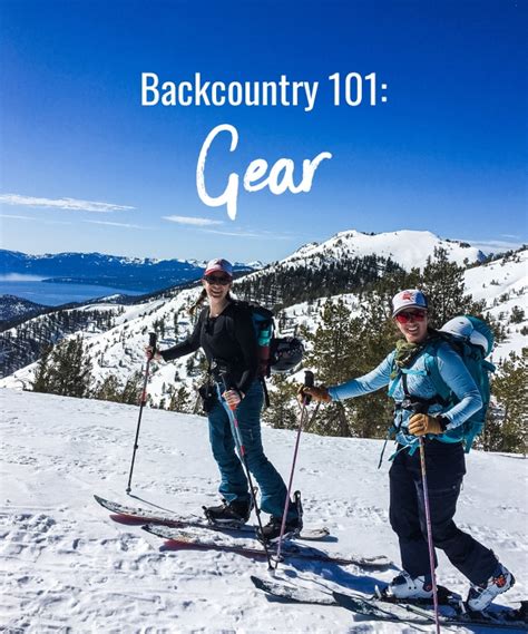 Backcountry 101: Gear - Nattie on the Road