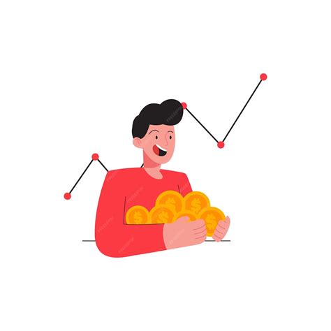 Premium Vector Get More Profit Illustration