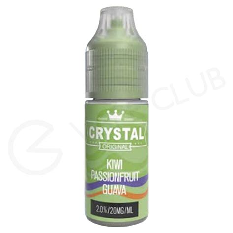 Kiwi Passionfruit Guava Nic Salt E Liquid By Crystal Original