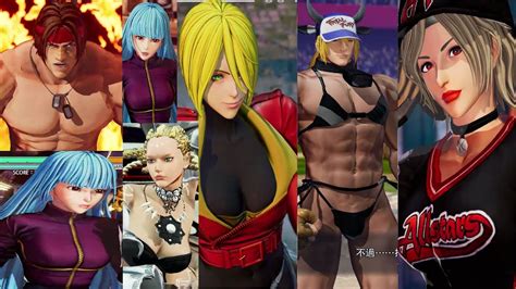 KOF X SF5 Sexy Lady Ryona WarAngel Nameless Kula VS Chris Ryu