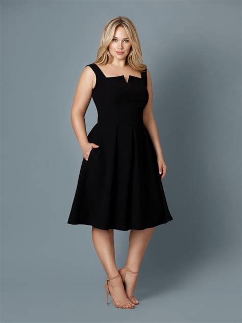 Womens Plus Size Coedition Womens Plus Size Fashion Sizes 14 To 32 Paris Dresses Black