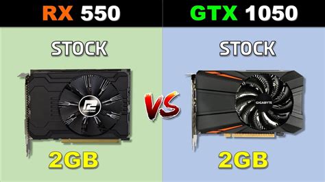 RX 550 VS GTX 1050 New Games Benchmarks YouTube